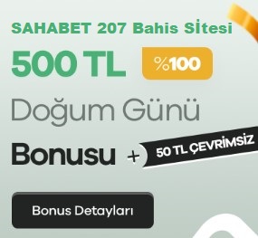 sahabet 207 yeni giriş